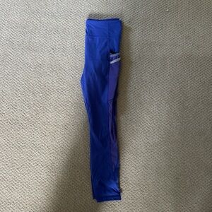 Fabletics Blue and Purple Leggings